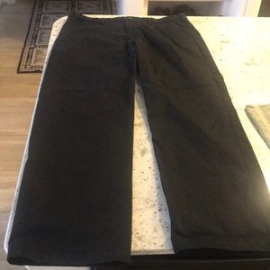 Black George casual dress pants